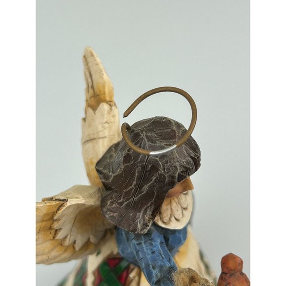 VTG Jim Shore Heartwood Creek Angel with Birdcage Bird Folk Art Resin Figure - Picture 10 of 16